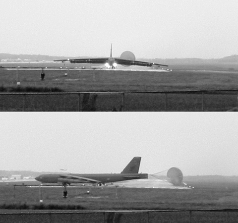 B-52 at end of runway